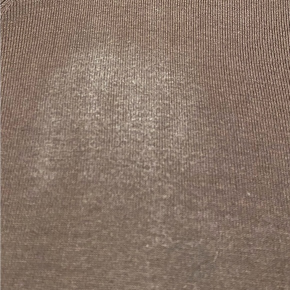 Vintage Joseph A Faux Fur Sweater Womens L Brown 90’s Long Sleeve Silk Blend Top - Picture 6 of 10